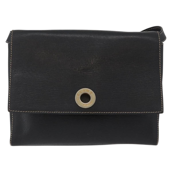 Celine Circle Logo Shoulder Bag Leather - image 1