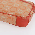 Salvatore Ferragamo Gancini Shoulder Bag Canvas - image 8