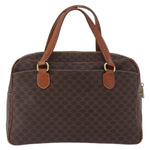 Celine Vintage Macadam Handbag Canvas and Leather - image 2