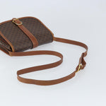 Celine Vintage Macadam Shoulder Bag Canvas and Leather - image 8