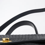 Bally Vintage Handbag Quilted Leather - image 17
