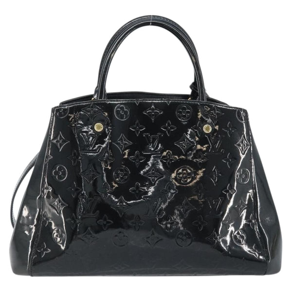 Louis Vuitton Montaigne Handbag Monogram Vernis MM