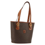 Celine Vintage Macadam Tote bag Canvas and Leather - image 16