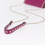 Valentino Garavani Rockstud Saddle Crossbody Bag Leather Mini - image 8