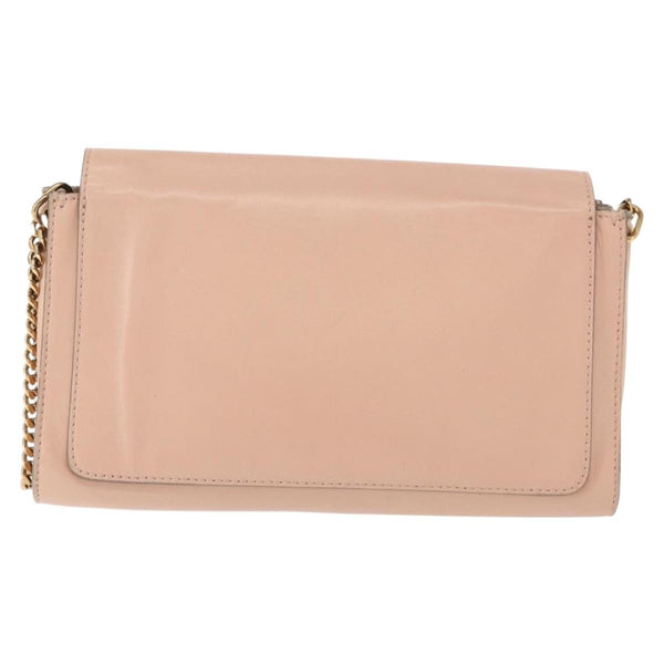 Chloe Elle Chain Clutch Leather Medium