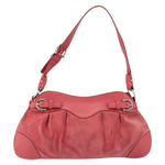 Salvatore Ferragamo Gancini Shoulder Bag Suede - image 1