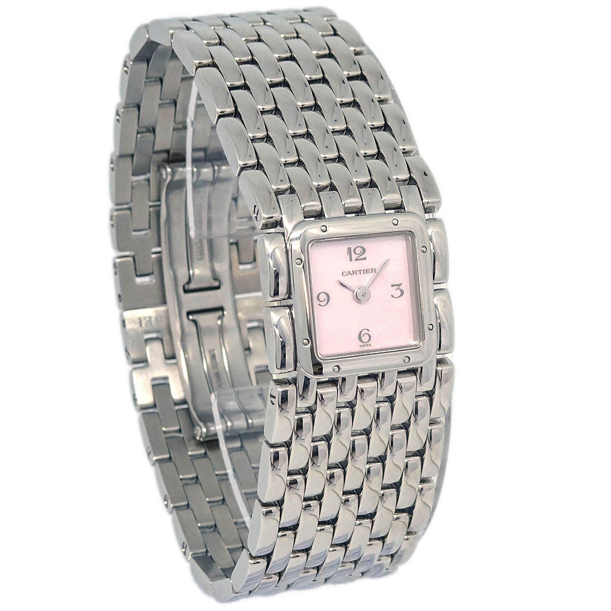 Cartier Panthere Ruban Quartz Watch Stainless Steel and Mother of Pearl 21 - image 1