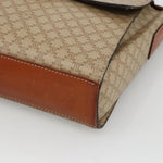 Celine Vintage Macadam Circle Logo Shoulder Bag Canvas and Leather - image 9