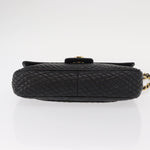 Bally Vintage Chain Shoulder Bag Quilted Leather - image 16