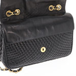 Bally Vintage Chain Shoulder Bag Quilted Leather - image 20