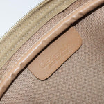 Christian Dior Vintage Honeycomb Shoulder Bag Canvas and Leather - image 6