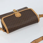 Celine Vintage Macadam Shoulder Bag Canvas and Leather - image 13