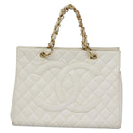 Chanel Vintage Grand Shopping Tote Quilted Caviar - image 19