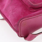 Gucci Vintage Bamboo Backpack Suede Small - image 11
