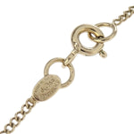 Chanel CC and Heart Pendant Necklace Metal - image 4