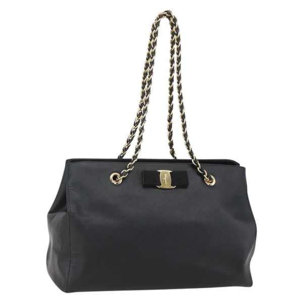 Salvatore Ferragamo Vala Chain Shoulder bag Leather - image 1