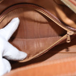 Celine Vintage Macadam Handbag Canvas and Leather - image 17