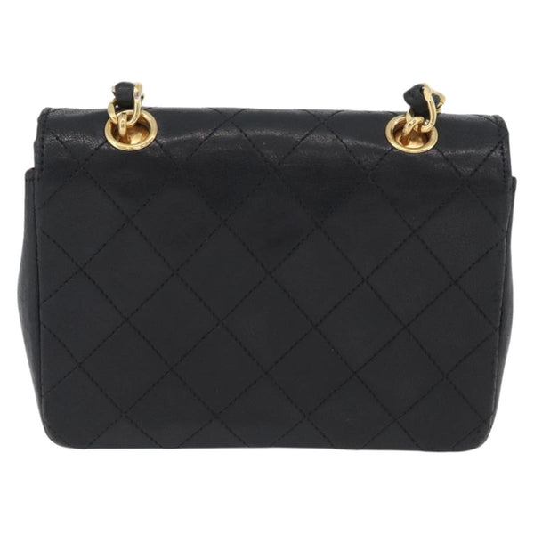 Chanel Vintage Square CC Flap Bag Quilted Lambskin Medium
