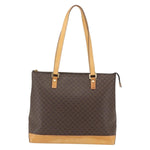 Celine Vintage Macadam Tote bag Canvas and Leather - image 2