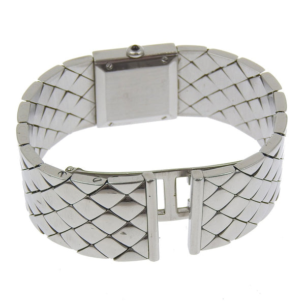 Chanel Matelasse Quartz Watch Stainless Steel with Diamond Bezel 19