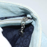 Christian Dior Vintage Lady Dior Bag Cannage Quilt Denim Large - image 16