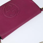 Gucci Soho Chain Crossbody Bag Leather Medium - image 15
