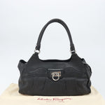 Salvatore Ferragamo Gancini handbag Leather - image 14