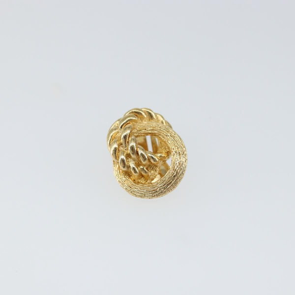 Christian Dior Vintage Round Clip-On Earrings Metal