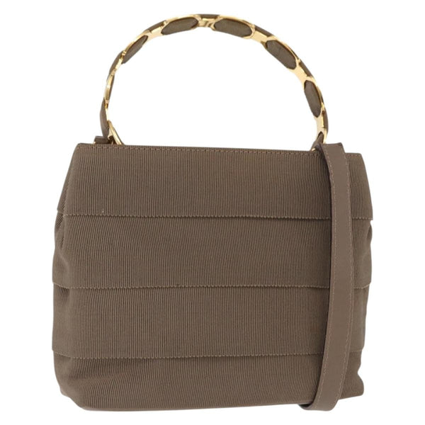 Salvatore Ferragamo Vala Handbag Canvas - image 1
