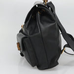 Gucci Vintage Bamboo Backpack Leather - image 4