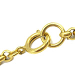 Chanel CC Heart Pendant Necklace Metal - image 4
