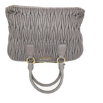 Miu Miu Madras Bowler Bag Matelasse Leather Medium - image 6