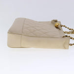 Chanel Vintage Slit Pocket Shoulder Bag Quilted Caviar Medium - image 4