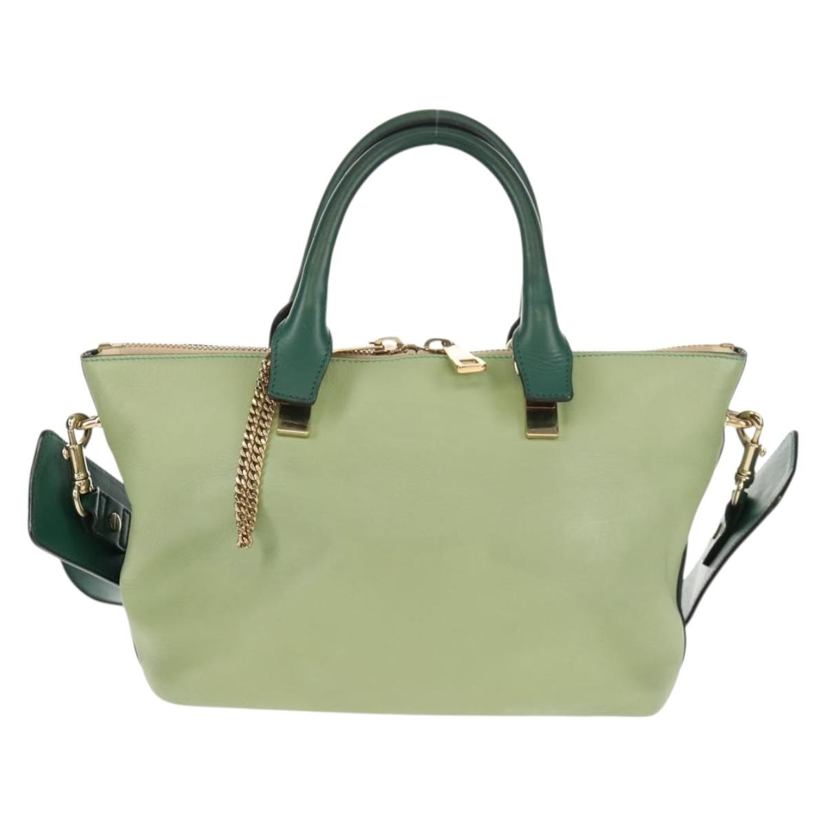 Chloe Bicolor Baylee Satchel Leather Small - image 1