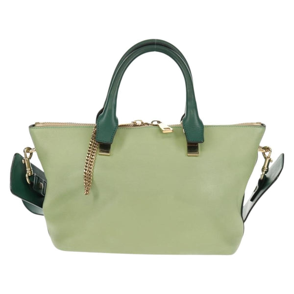 Chloe Bicolor Baylee Satchel Leather Small - image 1