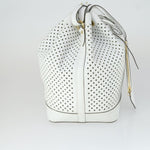 Louis Vuitton Flore Noe Handbag Perforated Leather - image 4