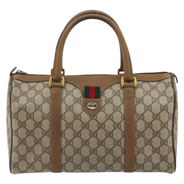 Gucci Vintage Web Sherry Line Handbag Micro GG Canvas