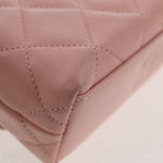 Chanel Vintage Camellia Flap Bag Quilted Lambskin Micro - image 11