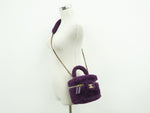 Chanel Coconing Top Handle Vanity Case with Chain Quilted Shearling Small - image 13