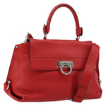 Salvatore Ferragamo Sofia Satchel Grainy Leather Large - image 20