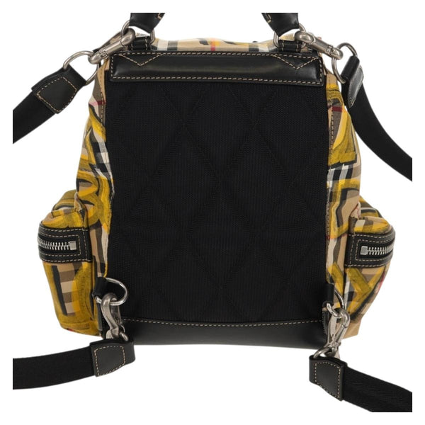 Burberry Graffiti Rucksack Backpack Vintage Check Canvas Small