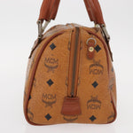 MCM Visetos logogramme Handbag Canvas and Leather - image 3