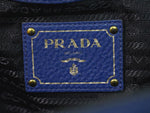 Prada Embossed Logo Open Tote Leather - image 5