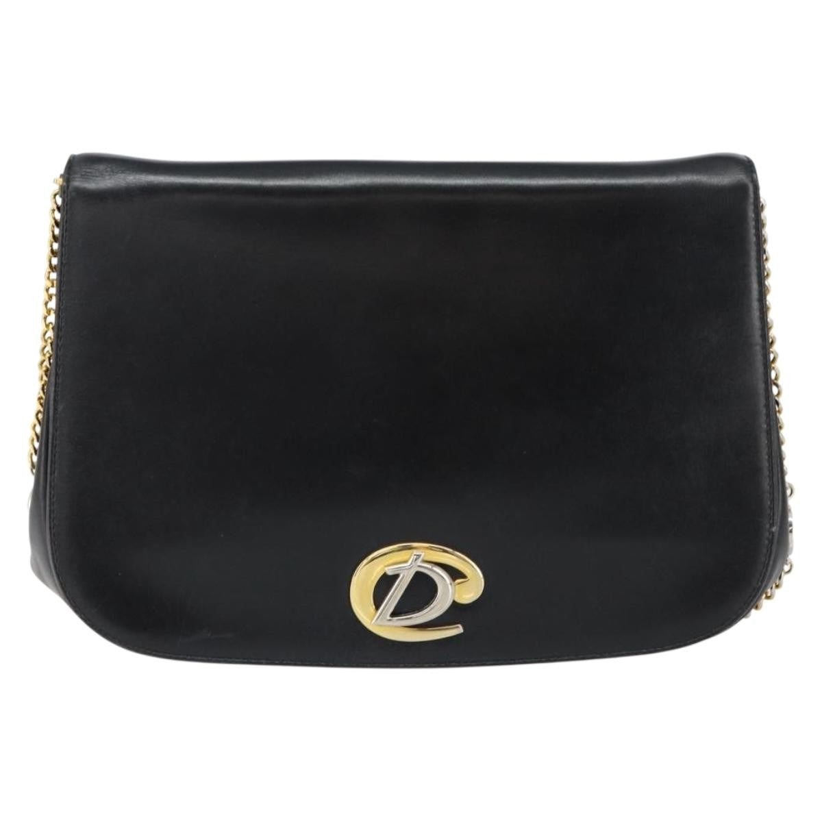 Christian Dior Vintage Chain Flap Shoulder Bag Leather - image 1