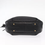 Bally Vintage Chain Shoulder Bag Quilted Leather - image 13