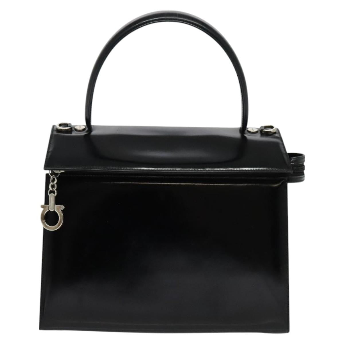 Salvatore Ferragamo Gancini handbag Patent leather - image 1