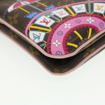 Louis Vuitton Double Zip Pochette Limited Edition Vivienne Xmas Monogram Canvas - image 10