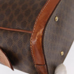 Celine Vintage Macadam Handbag Canvas and Leather - image 12