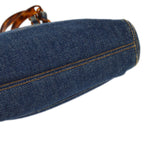 Chanel Vintage Resin Chain Tote Denim Small - image 8