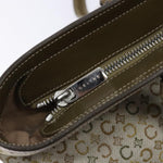 Celine Vintage Macadam Shoulder Bag Canvas Small - image 16